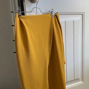 Elegant Mustard Yellow Skirt